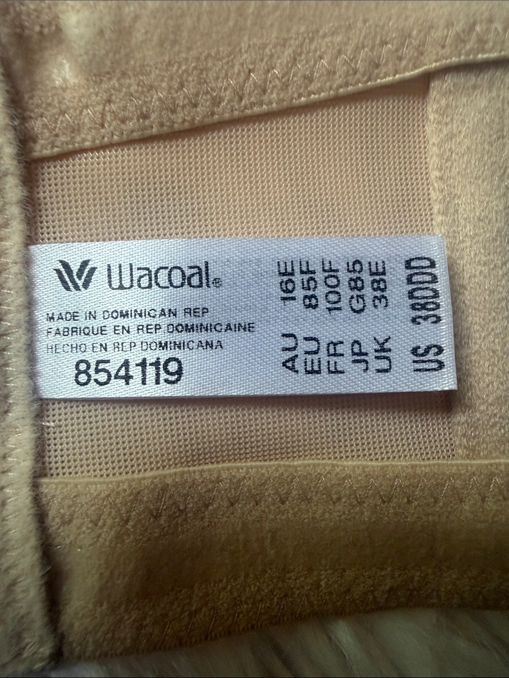 NEW Wacoal Red Carpet™ Strapless Underwire Bra 38DDD